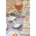 BOWL GEO GREY-BLUE
