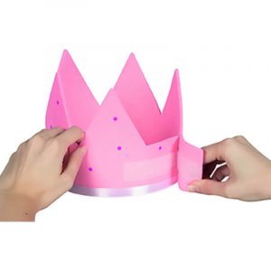 Corona de Cumpleaños Rosa