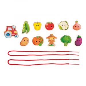 Cuentas de madera para Enhebrar Verduras