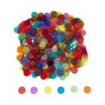 FICHAS TRANSPARENTES PARA MESA DE LUZ