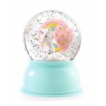 LAMPARA BOLA DE NIEVE UNICORNIO