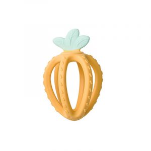 Mordedor Fruta de Silicona Mostaza