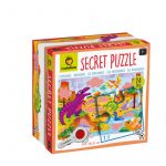 SECRET PUZZLE LOS DINOSAURIOS +3 24PCS