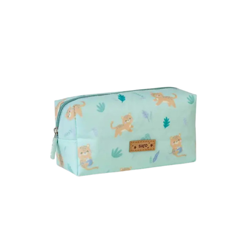 estuche-porta-lapices-jungle-cheetahs-verde-caza-tigre-saro_2634-1_n ESTUCHE ESCOLAR JUNGLE